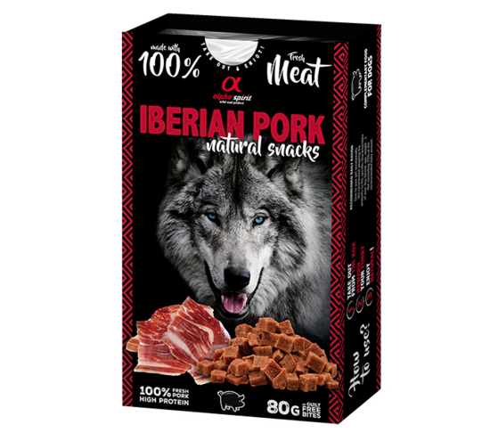 Cūkgaļas augstvērtīgs gardums suņiem 80 g